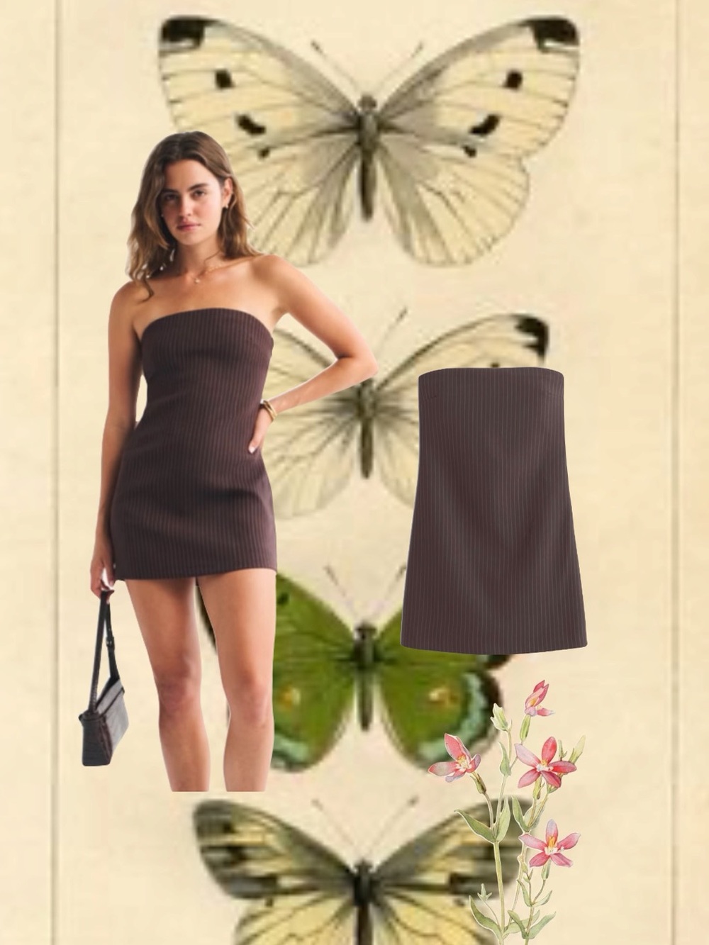 Scarlett Strapless Skort Dress